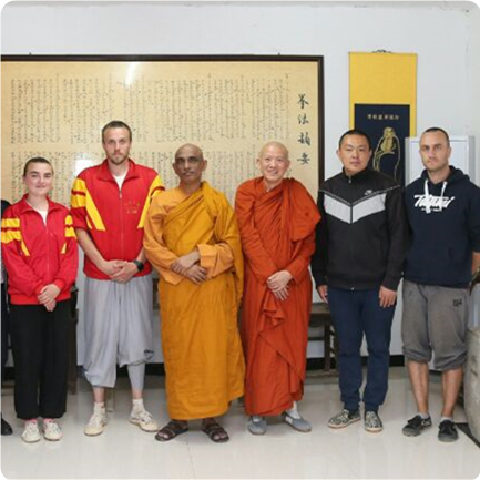 斯里兰卡拉塔纳长老大和尚造访少林传统武术学校